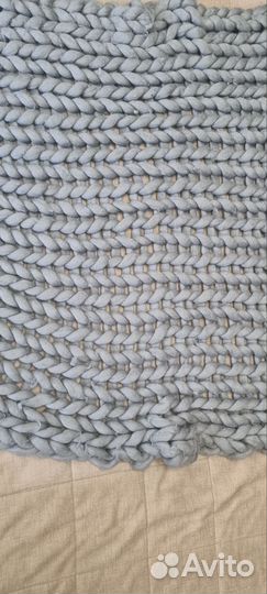 Плед детский вязаный ручная работа