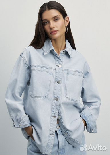 Джинсовая рубашка Zarina