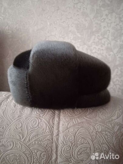 Меховая мужская кепка