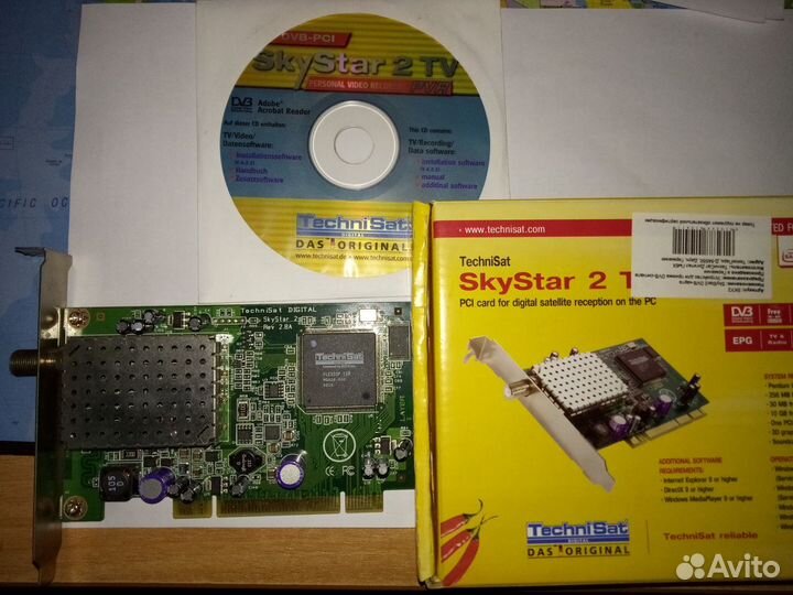 DVB-карта SkyStar 2 для спутникового тв и Интернет