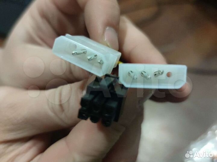 Переходник для питания видеокарты 6 пин