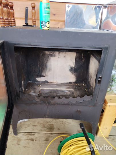 Печь камин дровяная