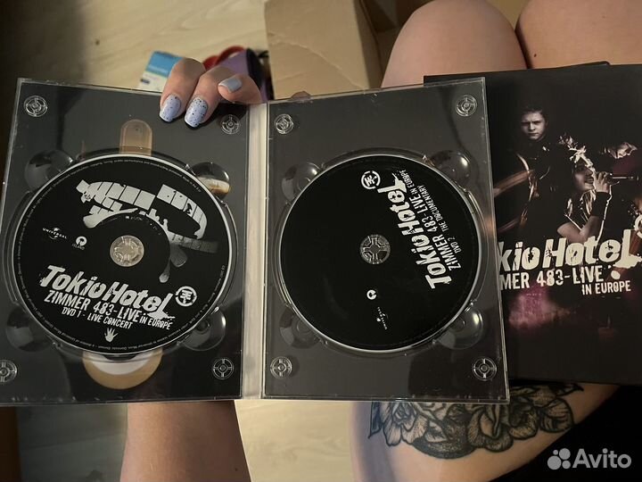 Tokio hotel книга, cd и dvd диски