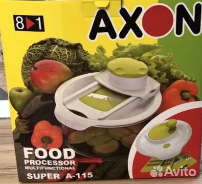 Мультирезка Axon A-115 Super Maxi 8 в 1 Овощерезка