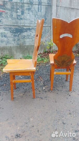 Детские стулья в абрамцевском стиле