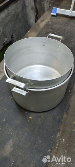 Алюминиевые кастрюли 25л и 20л