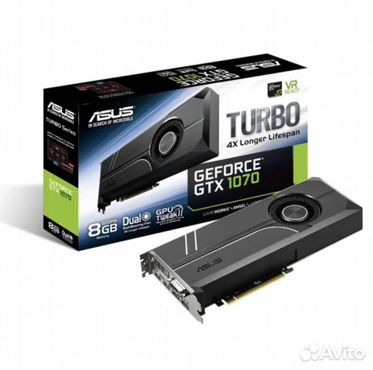 Продам видеокарту asus Turbo GeForce GTX 1060 6GB