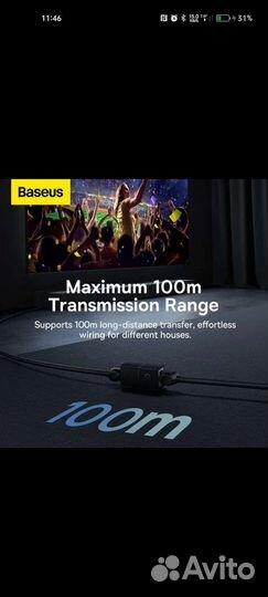 Сетевой удлинитель Ethernet Baseus