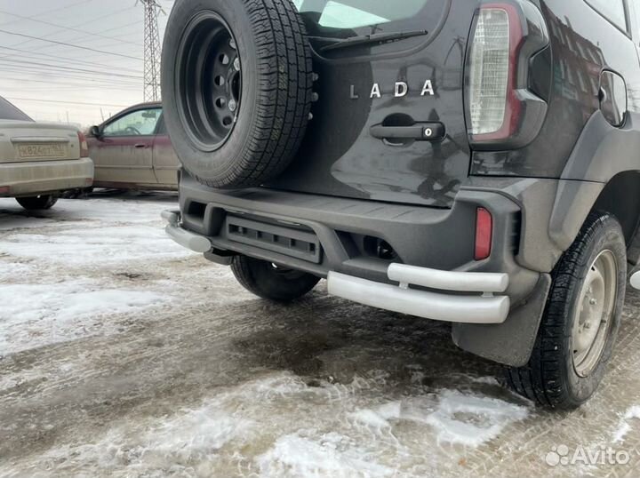 Защита заднего бампера Нива Тревел,Нива Шевроле