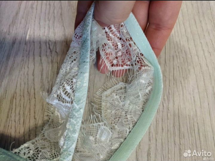 Бирюзовый ажурный комплект, мятный костюм 40 42