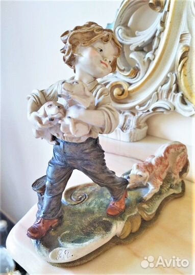 Большая скульптура Giuseppe Armani Capodimonte Ита