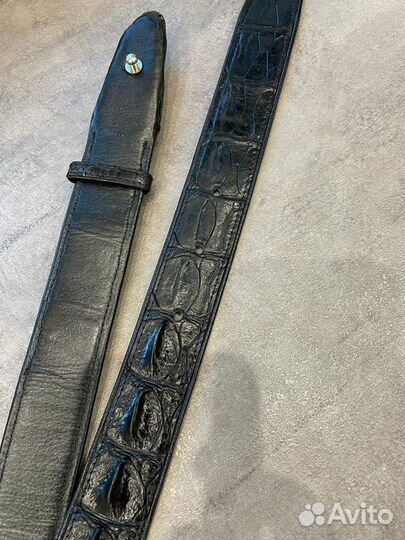 Ремень из кожи крокодила