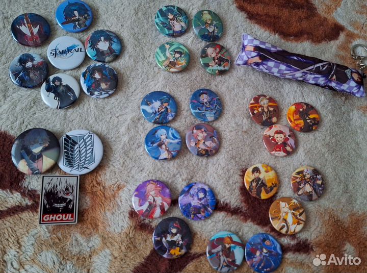 Значки аниме