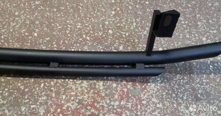 Защита переднего бампера двойная нива урбан