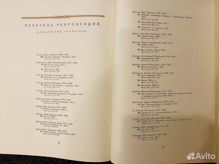 Папка с репродукциями Русский музей 1954г