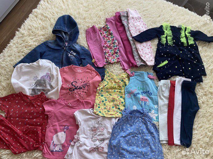 Вещи пакетом на девочку 86-92