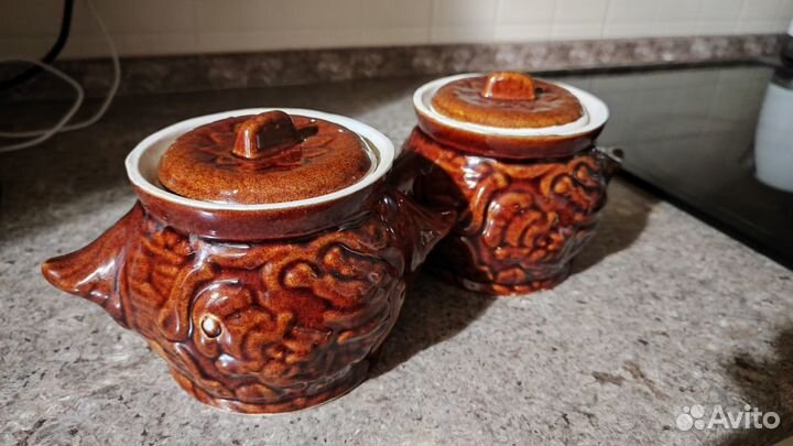 Горшочки глиняные для запекания