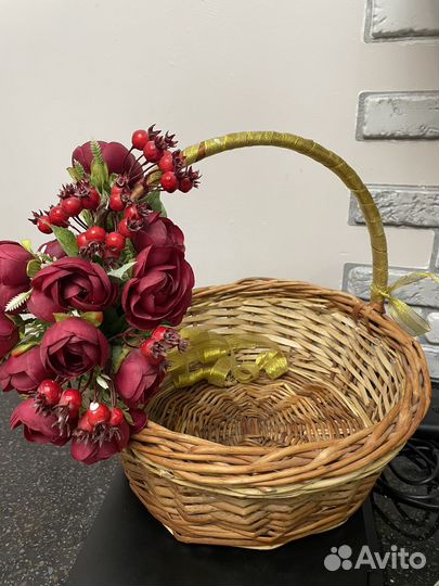 Корзина плетеная