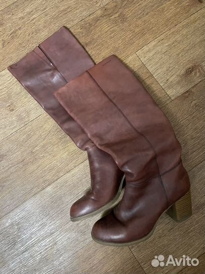 Сапоги кожаные женские vagabond