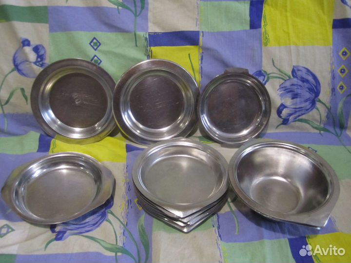 Тарелки из нержавеющей стали