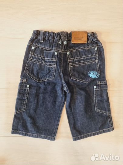 Комплект джинсовой одежды на 3 года (шорты + рубаш