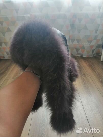 Шапка ушанка женская