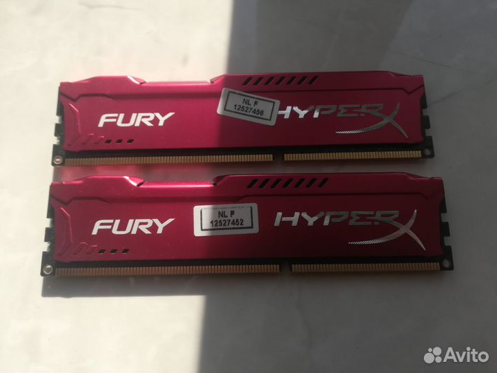 DDR3 Kingston HyperX Fury 8GB(2x4) 1333MHz