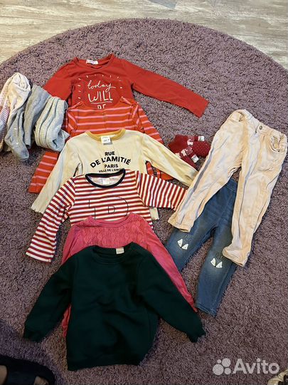 Пакет вещей для девочки от 86 до 92