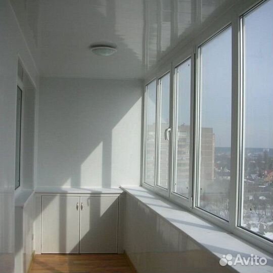 Остекление балконов и лоджий под ключ D6082