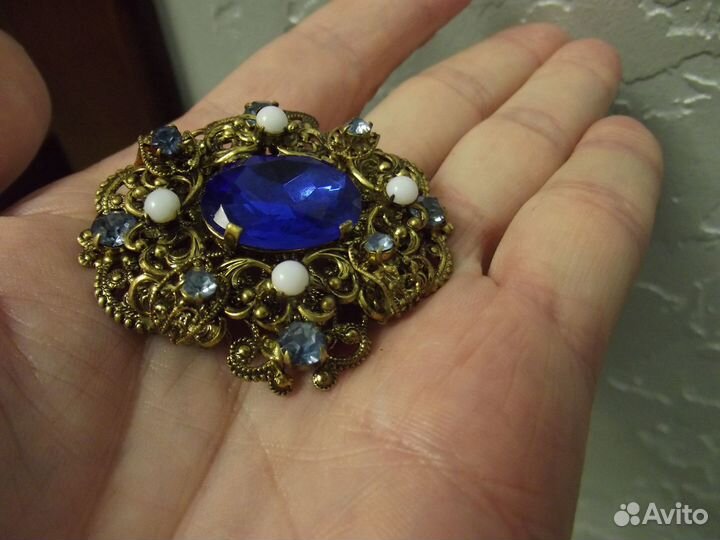 Брошь чехословакия обьемная редкая СССР