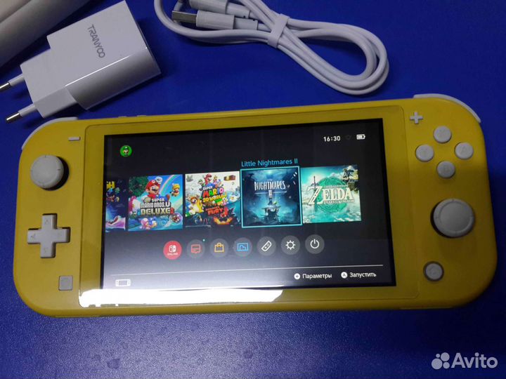 Nintendo switch lite 64gb чипованная