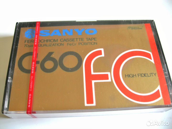 Редкие аудиокассеты sanyo, новые, 6 штук