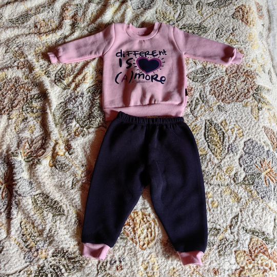 Костюм для новорожденных флисовый