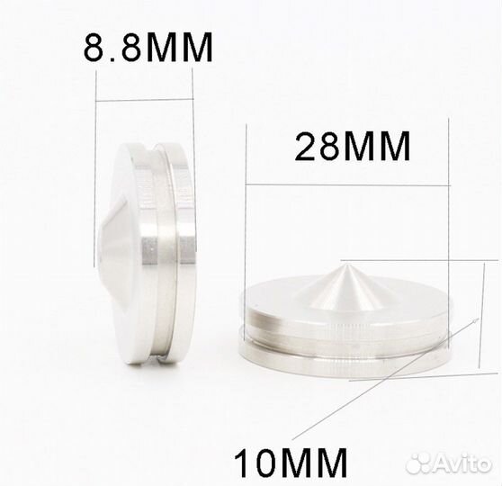 Комплект шипов и дисков на 2 колонки (8+8 шт )