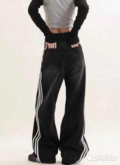 Джинсы Adidas x Balenciaga хит 2024
