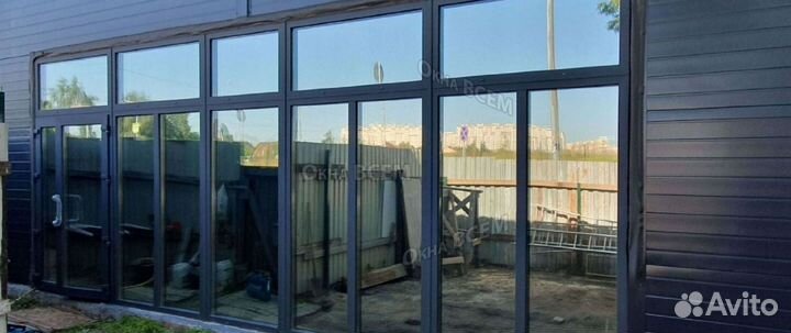Остекление окон и балконов пвх