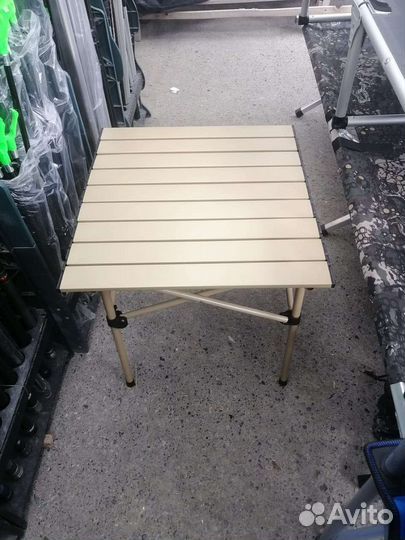 Стол складной реечный 50*50