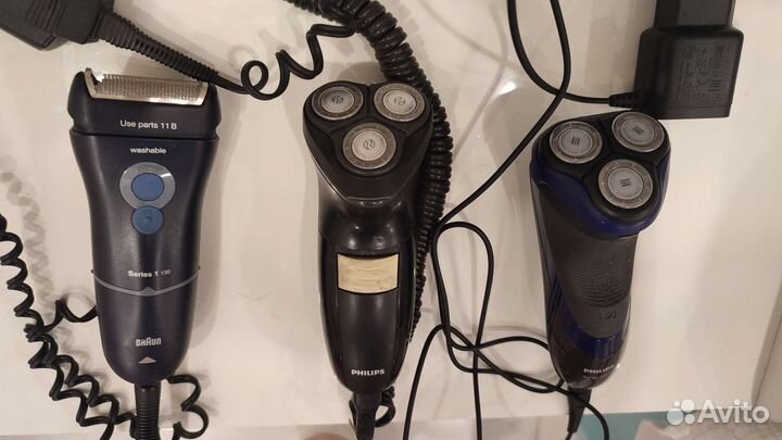Бритвы электрические Filips и Braun