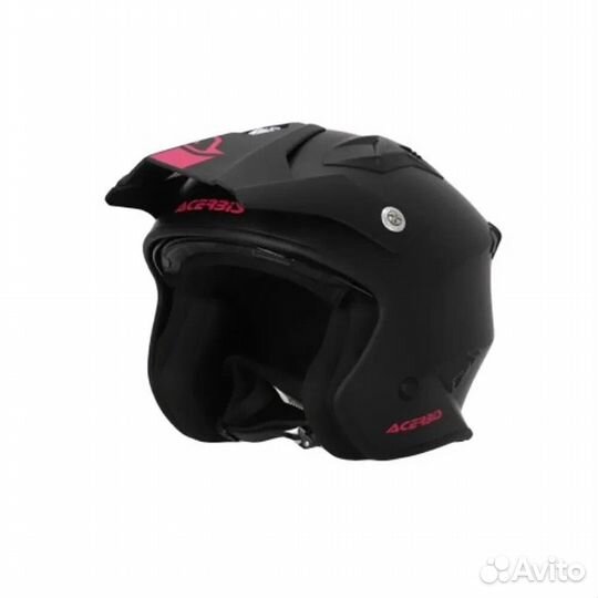 Acerbis Aria open face helmet Черно-розовый