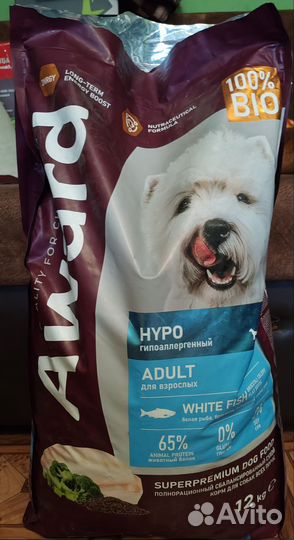 Сухой корм для собак award