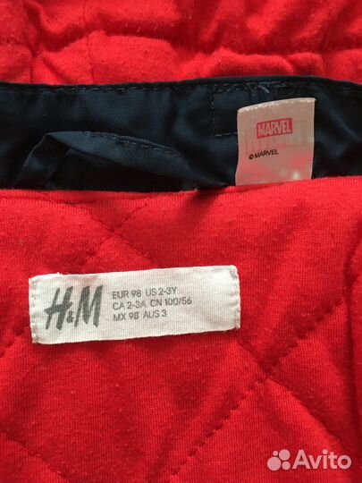 Куртка h/m р.92-98. Человек-паук