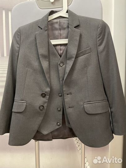 Школьный костюм-тройка 128-134