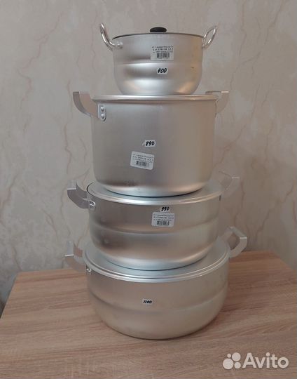 Кастрюля алюминиевая