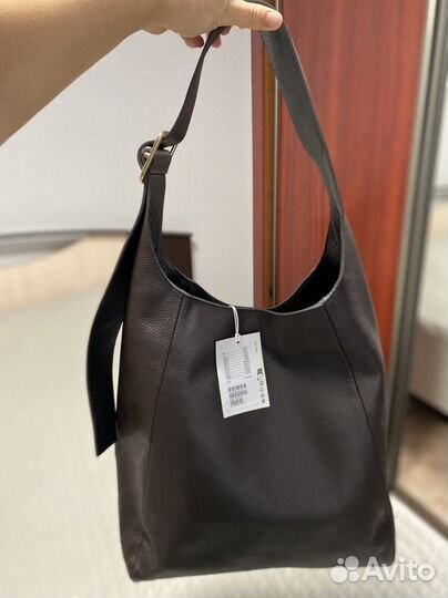 Сумка COS темно-горичневая