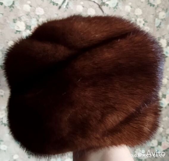 Шапка норковая женская