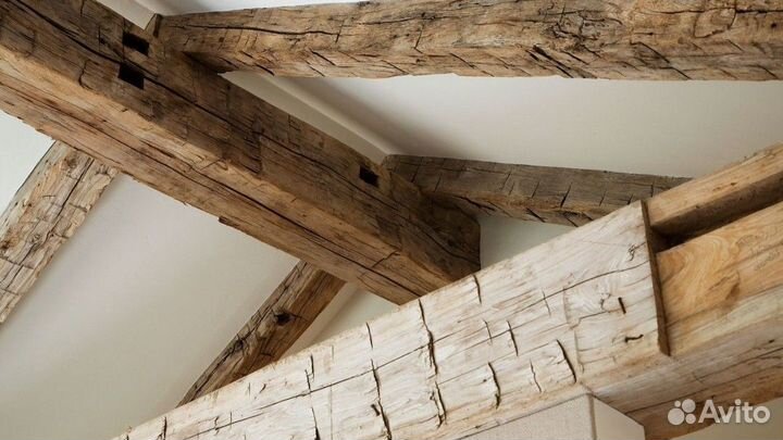 Старинные дубовые балки
