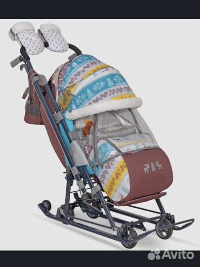 Санки коляска Nika kids