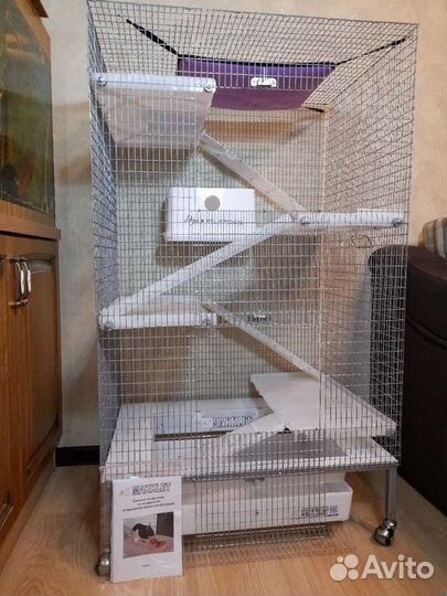 Клетки для шиншилл, дегу, хорьков и попугаев Makkl