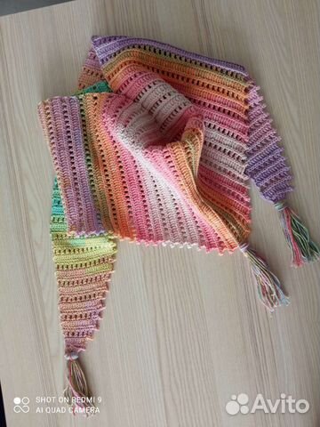 Женский шарф бактус шейный платок новый