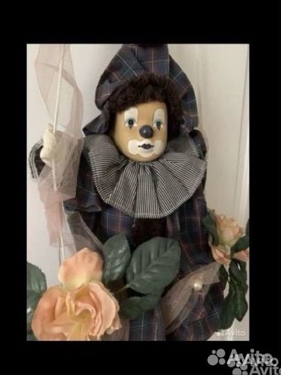 Клоун винтажный большой (60 см)